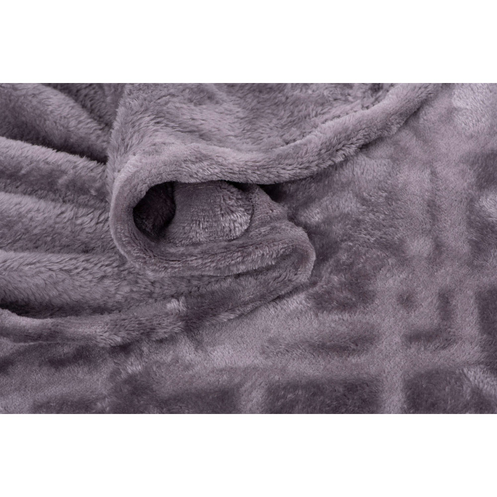Плед Ardesto Embossed 200х220см серый (ART0304EB)