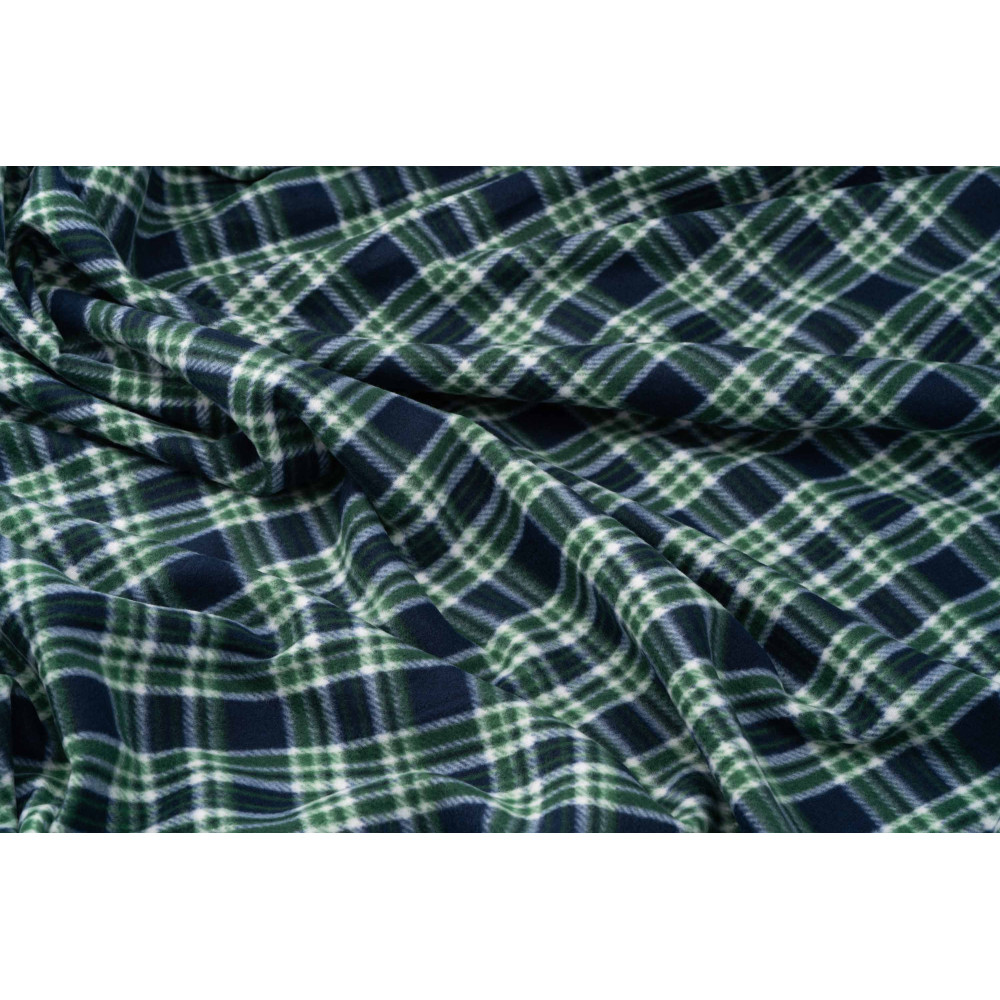 Плед Ardesto Fleece, 160х200 см, клетка зеленая (ART0702PB)