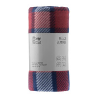 Плед Ardesto Fleece 130x160см, клеточка, сине-бордовый (ART0719PB)