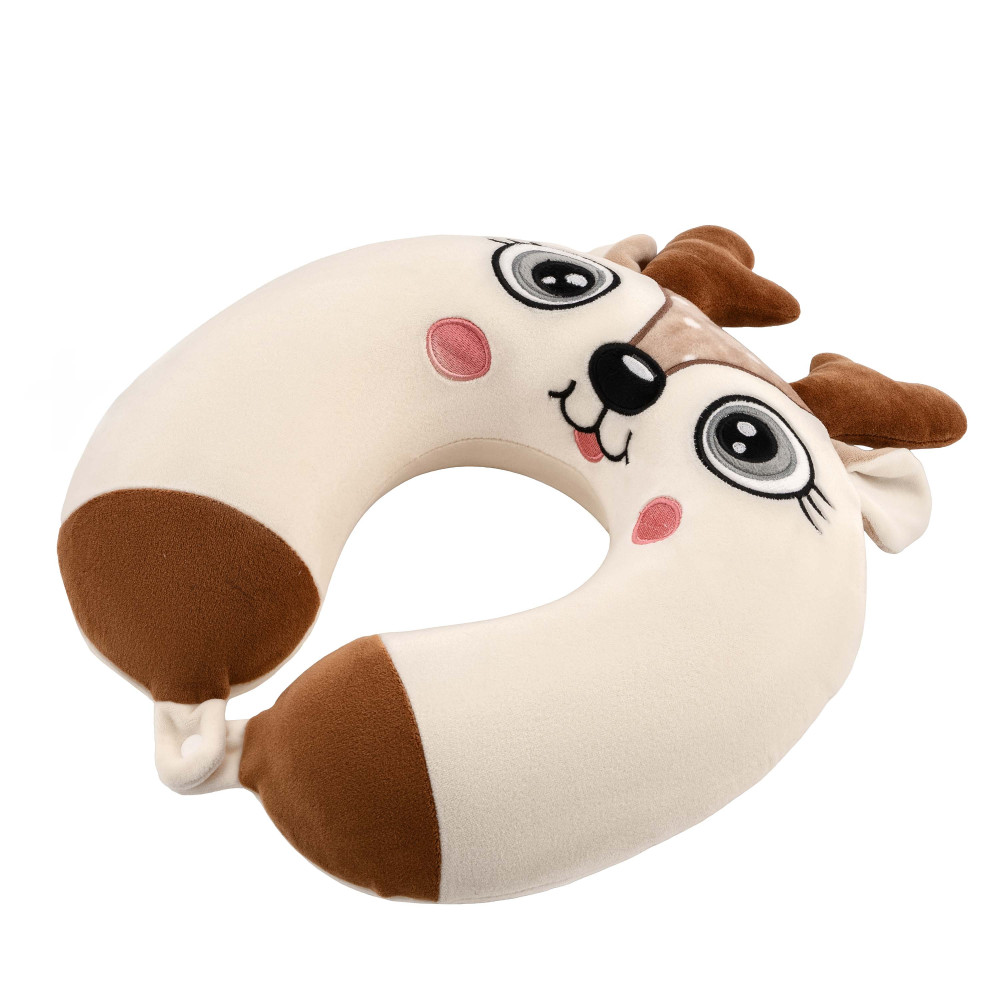 Подушка для шиї ARDESTO Travel Reindeer, 30х30см, білий (ART3031NEP)
