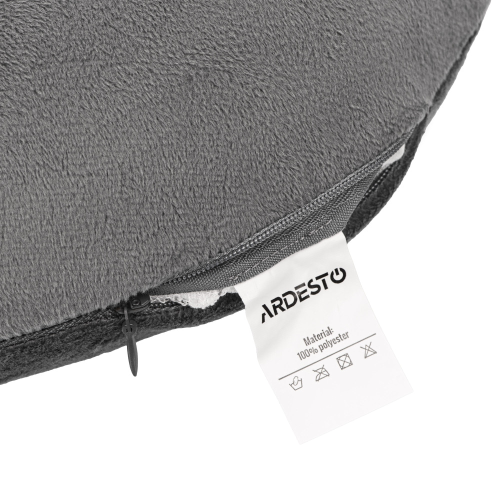 Подушка ортопедична Ardesto Sleepwell Travel, 31х28х10см, сірий (ART3128NGP)