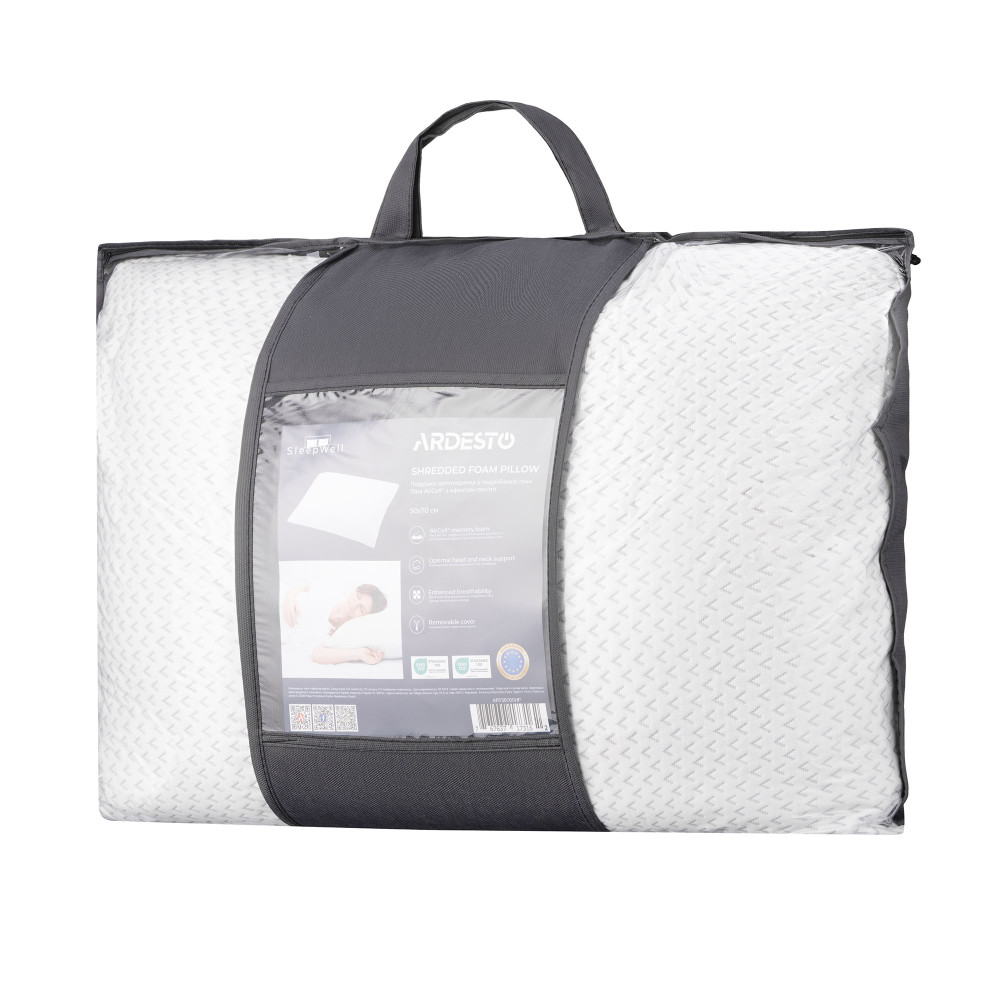 Подушка ортопедическая Ardesto Sleepwell, 50х70см, белый (ART5070SHP)