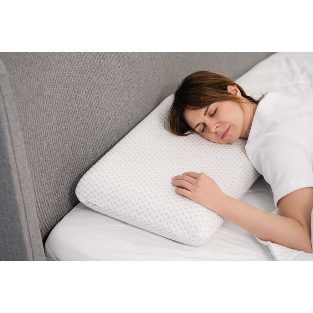 Подушка ортопедическая Ardesto Sleepwell, 60х40х12см, белый (ART6040CLP)