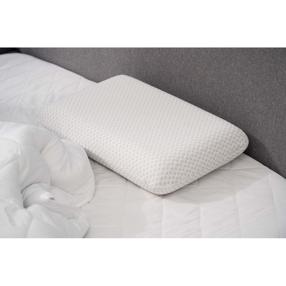 Подушка ортопедическая Ardesto Sleepwell, 60х40х12см, белый (ART6040CLP)