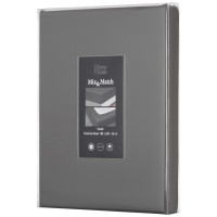Простыня на резинке Ardesto Mix&Match Premium, 180x200+30см, 100% хлопок, сатин, серый (ART1820FSY)