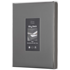 Простыня на резинке Ardesto Mix&Match Premium, 180x200+30см, 100% хлопок, сатин, серый (ART1820FSY)
