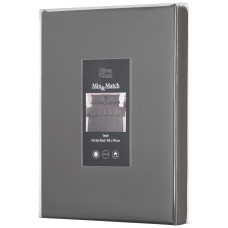 Простыня Ardesto Mix&Match Premium, 180х240см, 100% хлопок, сатин, серый (ART1824FSY)