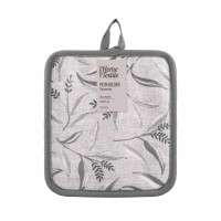 Прихватка Ardesto Grey leaves 18х20см, 100% поліестер, cірий (ART04GL)