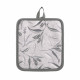 Прихватка Ardesto Grey leaves 18х20см, 100% полиэстер, серый (ART04GL)