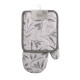 Набір прихваток для кухні Ardesto Grey leaves 18х20см, 18х30см, 100% поліестер (верх), 100% бавовна (низ), cірий (ART14GL)