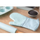 Перчатка-прихватка Ardesto Tasty Baking, 35х19см, силикон, хлопок, голубой (AR2327T)
