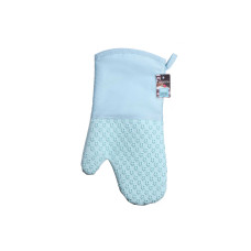 Перчатка-прихватка Ardesto Tasty Baking, 35х19см, силикон, хлопок, голубой (AR2327T)