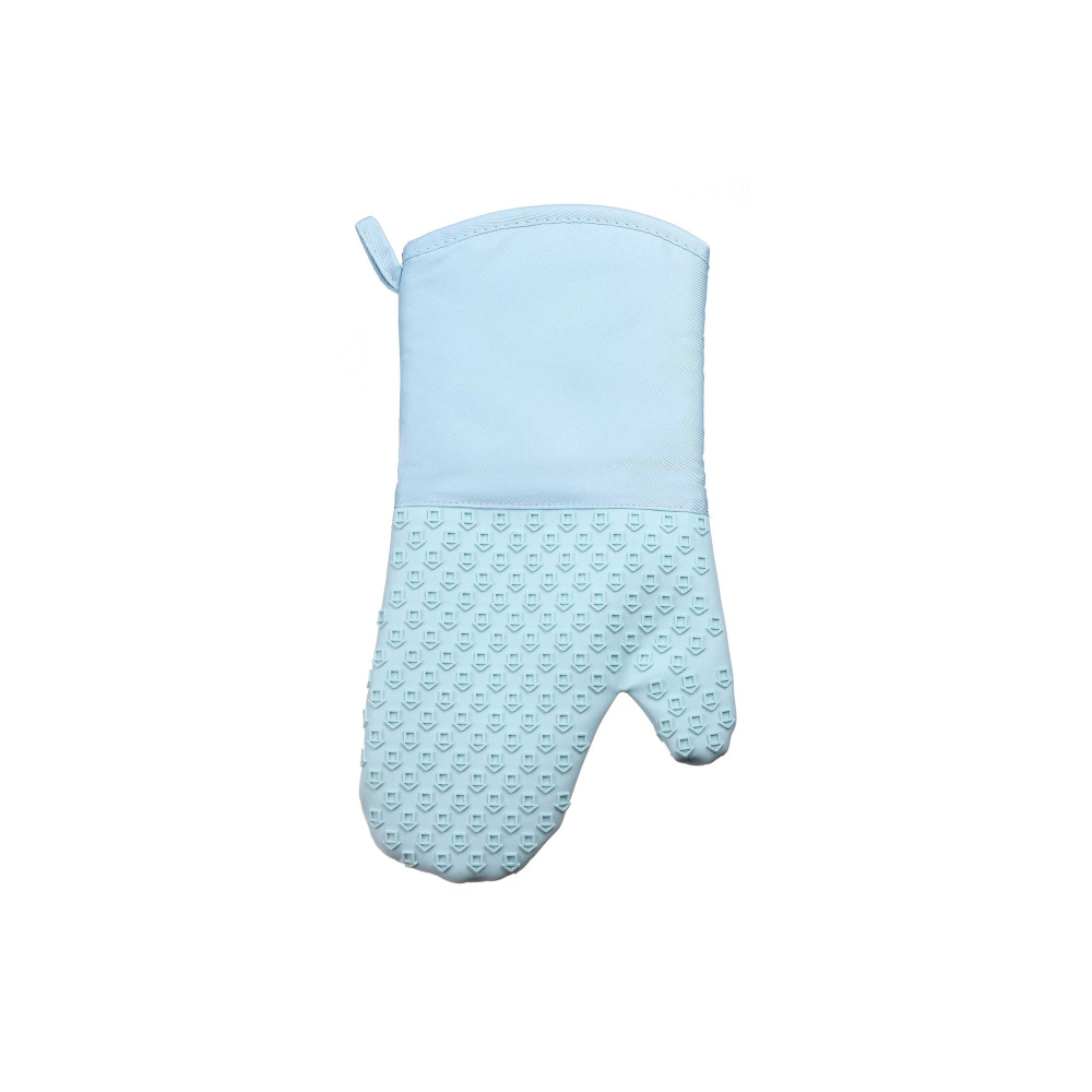 Перчатка-прихватка Ardesto Tasty Baking, 35х19см, силикон, хлопок, голубой (AR2327T)