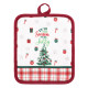 Подарочный набор для кухни Ardesto Christmas Tree, 3шт, 100% хлопок (полотенце), 100% полиэстер (прихватки), зеленый (ART14HTR)