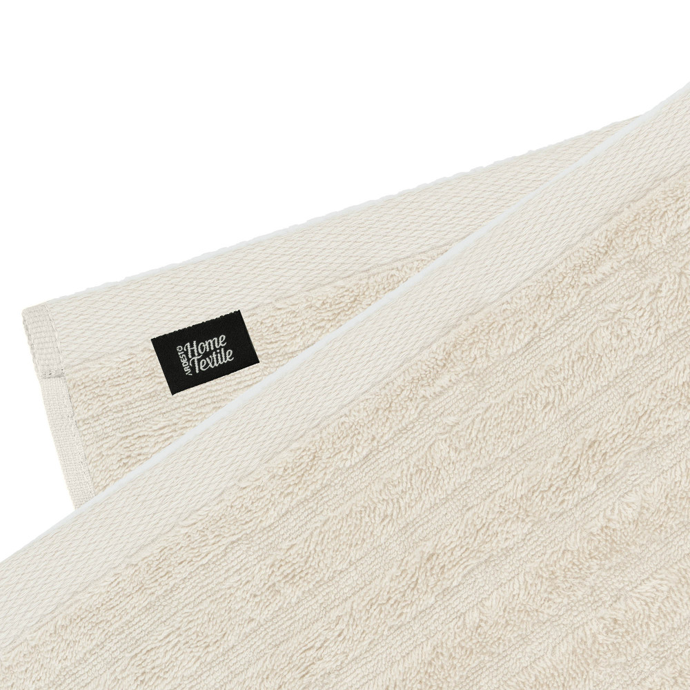 Рушник махровий Ardesto Lines, 50х90см, 100% бавовна, бежевий (ART2650LB)