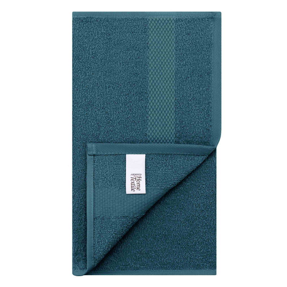 Полотенце махровое Ardesto Essence 30х50см, 100% хлопок, изумрудное (ART2230EM)