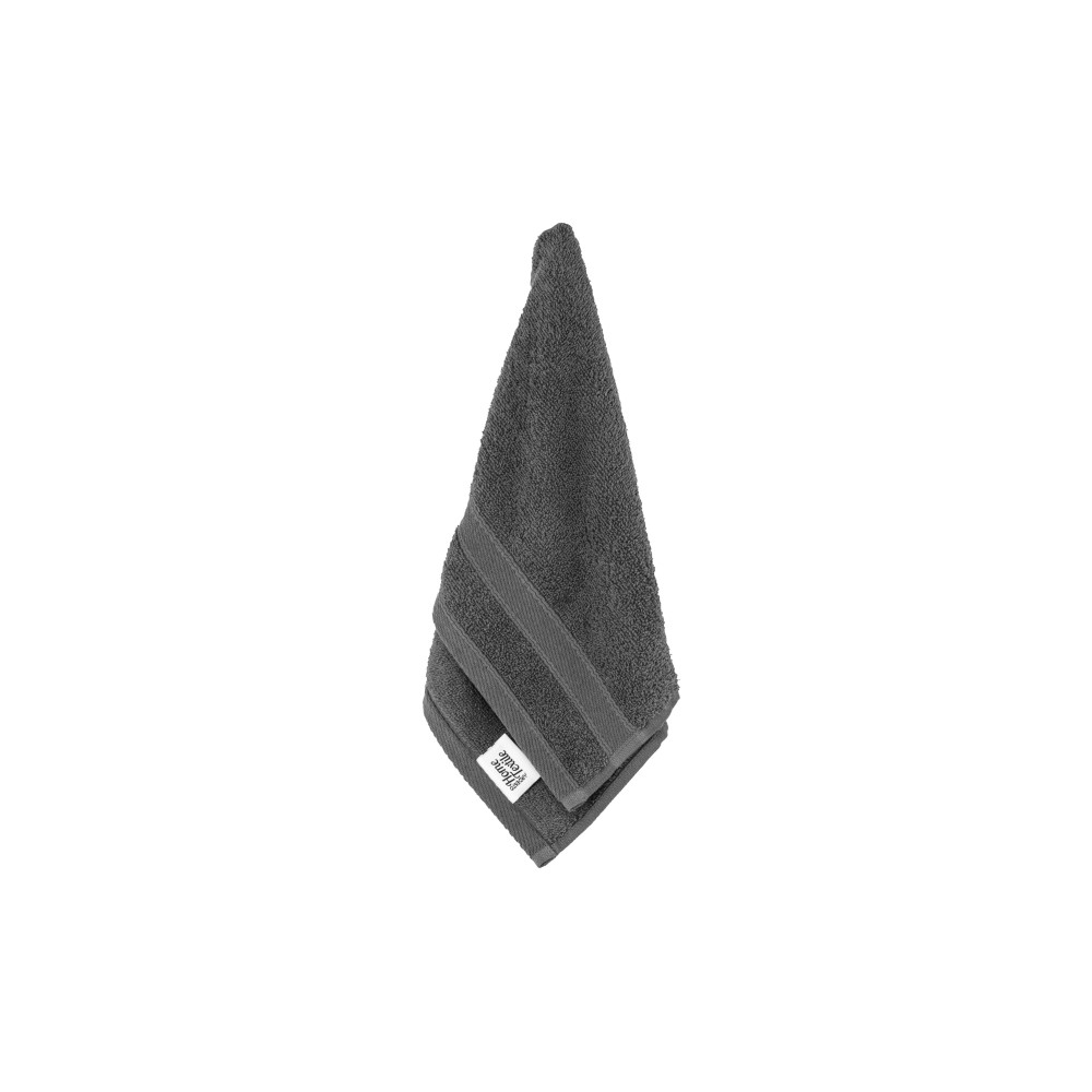 Полотенце махровое Ardesto SuperSoft, 30х50см, 100% хлопок, темно-серое (ART2230MC)