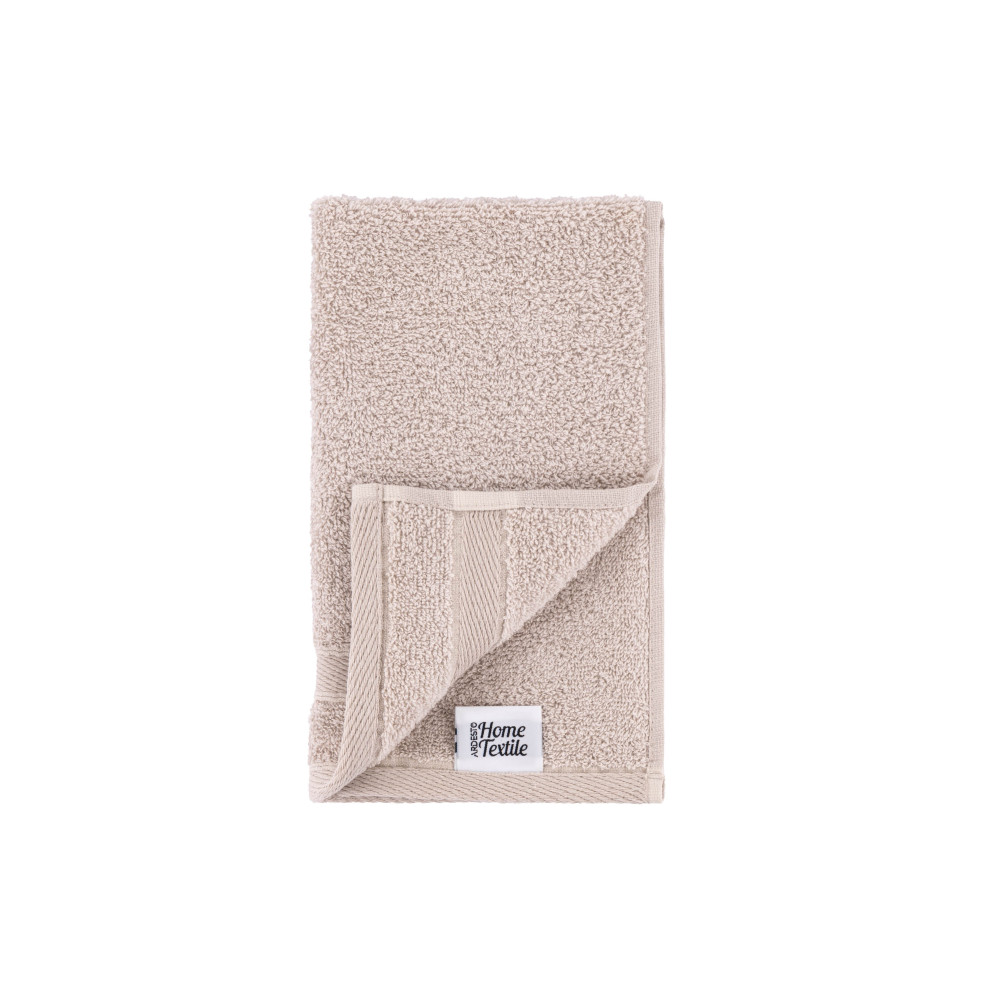 Полотенце махровое Ardesto SuperSoft, 30х50см, 100% хлопок, бежевое (ART2230NS)