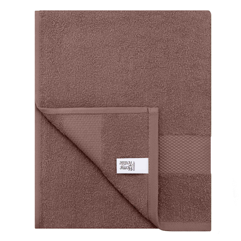 Полотенце махровое Ardesto Essence 50х90см, 100% хлопок, коричневое (ART2250BR)