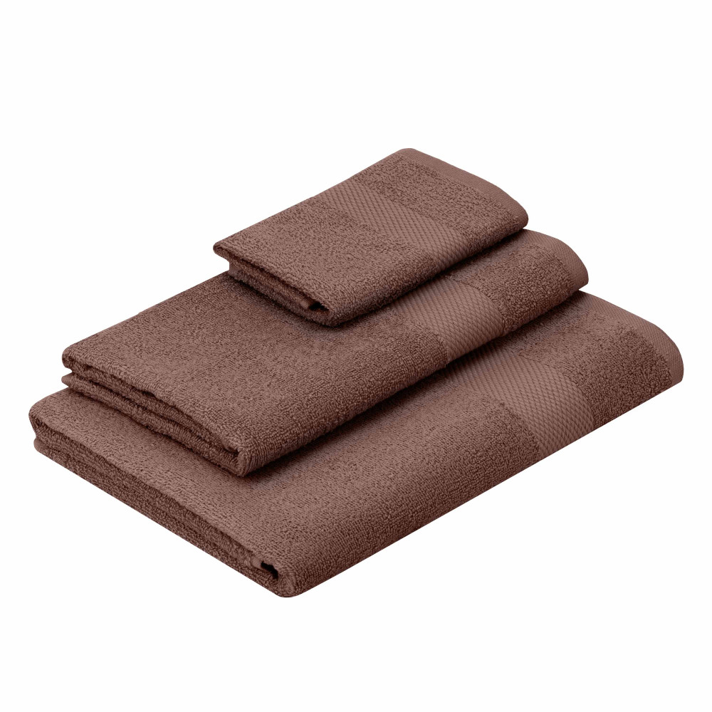 Полотенце махровое Ardesto Essence 50х90см, 100% хлопок, коричневое (ART2250BR)