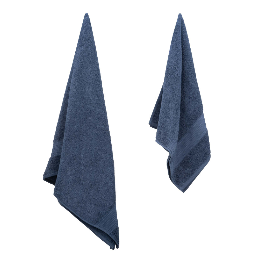 Рушник махровий Ardesto SuperSoft, 50х90см, 100% бавовна, синій (ART2250DBP)