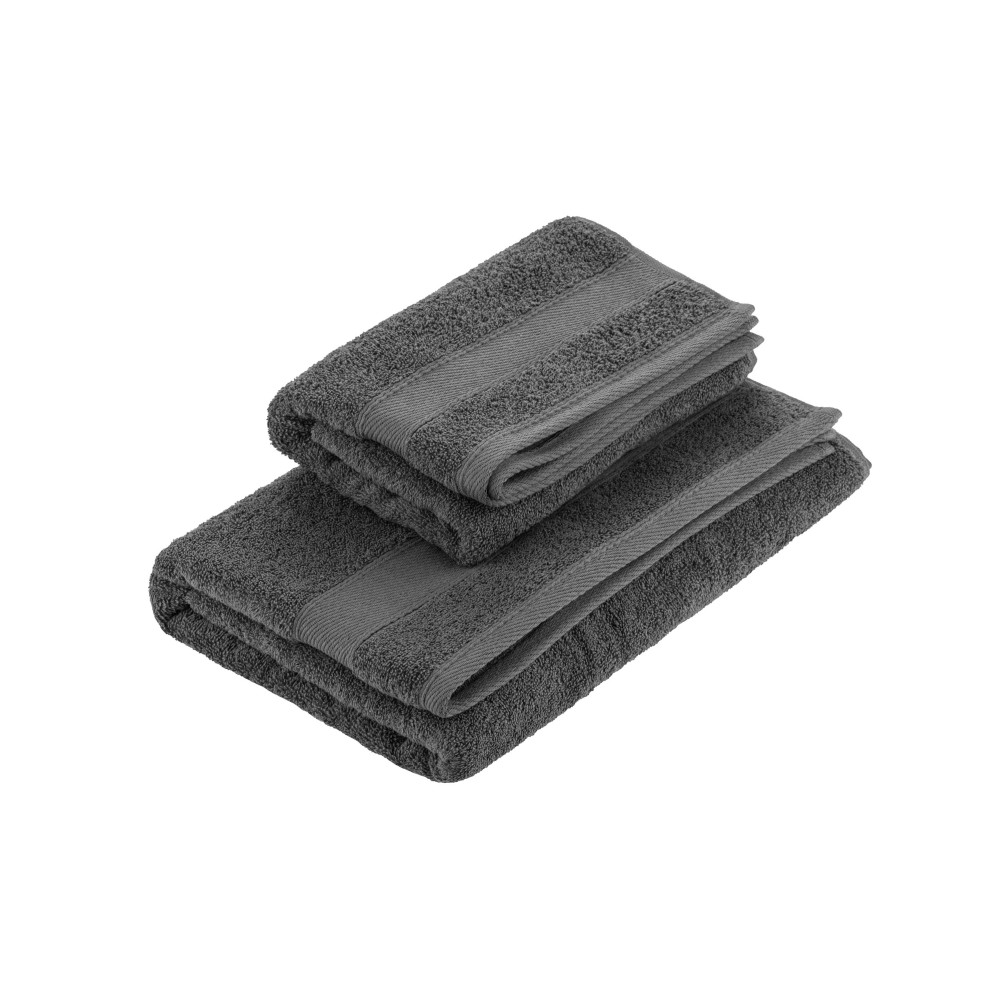Полотенце махровое Ardesto SuperSoft, 50х90см, 100% хлопок, темно-серое (ART2250MC)