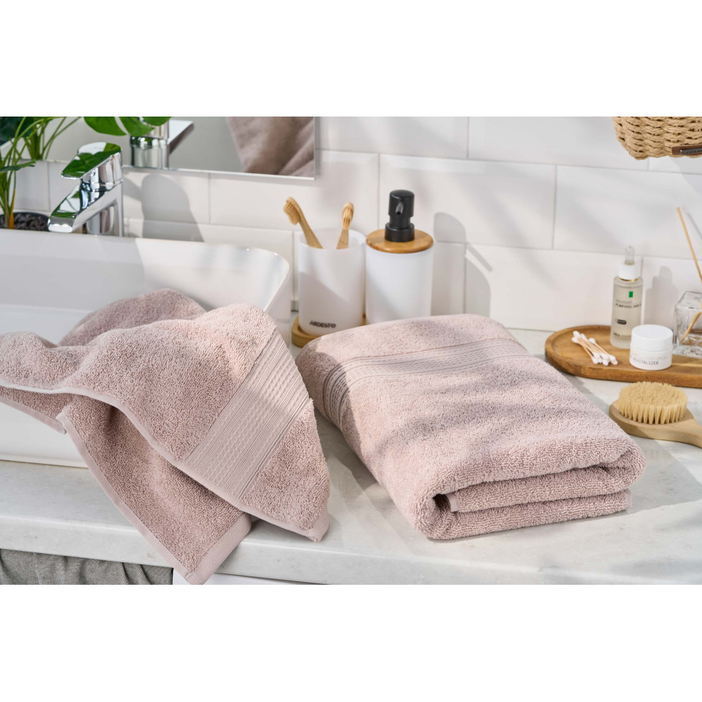 Полотенце махровое Ardesto SuperSoft, 70х140см, 100% хлопок, бежевое (ART2270NSP)