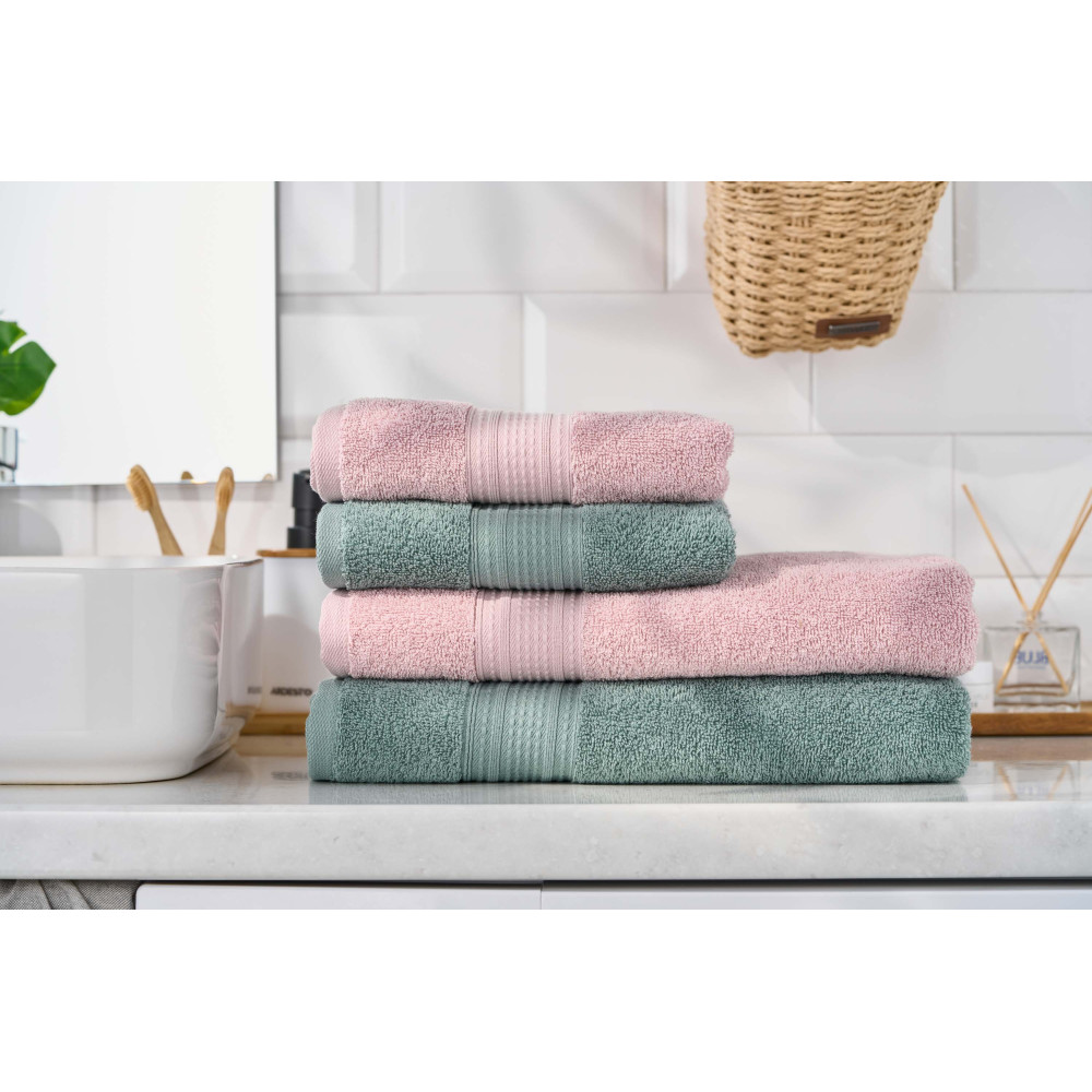 Полотенце махровое Ardesto SuperSoft, 50х90см, 100% хлопок, розовое (ART2250SCP)