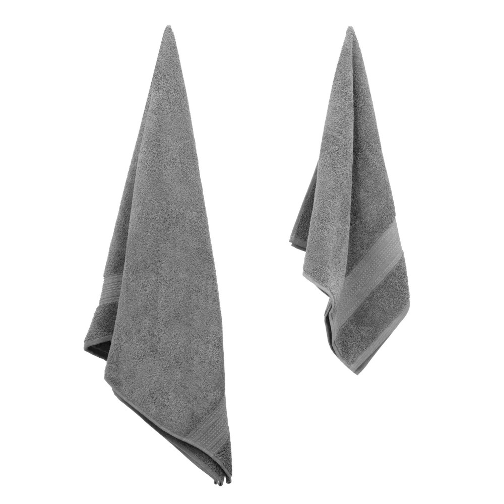 Полотенце махровое Ardesto SuperSoft, 70х140см, 100% хлопок, серое (ART2270SLP)