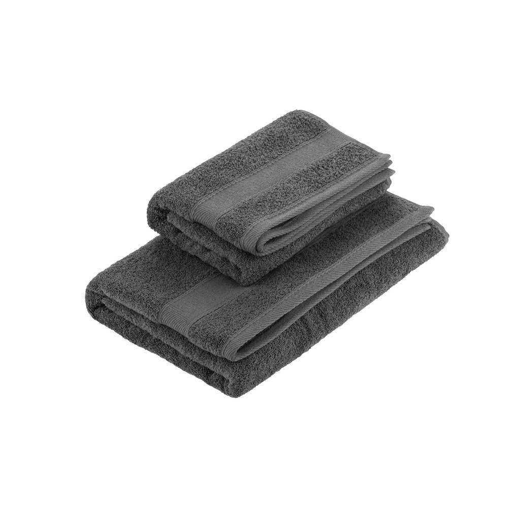 Полотенце махровое Ardesto SuperSoft, 70х140см, 100% хлопок, темно-серое (ART2270MC)