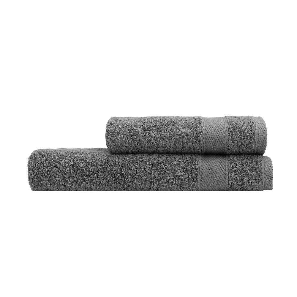 Полотенце махровое Ardesto SuperSoft, 70х140см, 100% хлопок, темно-серое (ART2270MC)