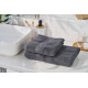Полотенце махровое Ardesto SuperSoft, 70х140см, 100% хлопок, темно-серое (ART2270MC)