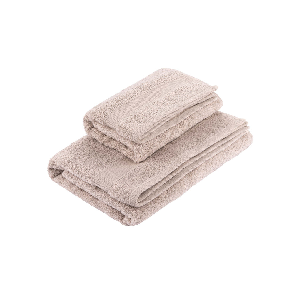 Рушник махровий Ardesto SuperSoft, 70х140см, 100% бавовна, бежевий (ART2270NS)