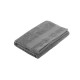 Полотенце махровое Ardesto SuperSoft, 70х140см, 100% хлопок, серое (ART2270SL)