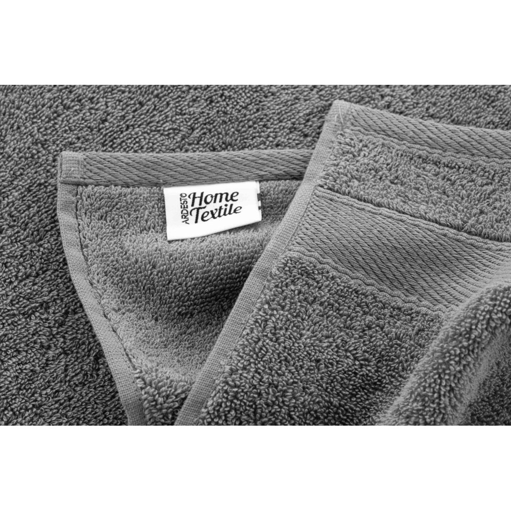Полотенце махровое Ardesto SuperSoft, 70х140см, 100% хлопок, серое (ART2270SL)