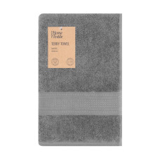 Полотенце махровое Ardesto SuperSoft, 70х140см, 100% хлопок, серое (ART2270SLP)