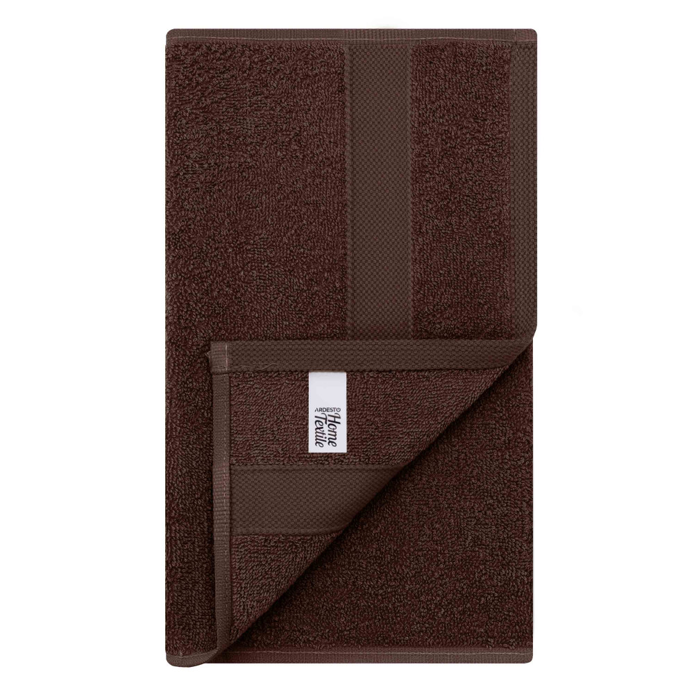 Рушник махровий Ardesto Splendid 30х50см, 100% бавовна, коричневий (ART2330BR)