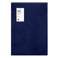Килимок для ніг махровий Ardesto Home 50х70см, 100% бавовна, темно-синій (ART2557NA)
