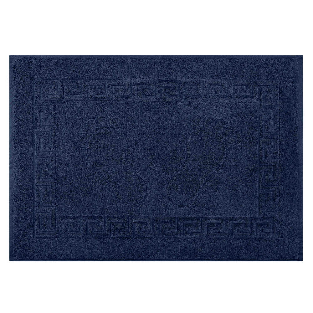 Килимок для ніг махровий Ardesto Home 50х70см, 100% бавовна, темно-синій (ART2557NA)