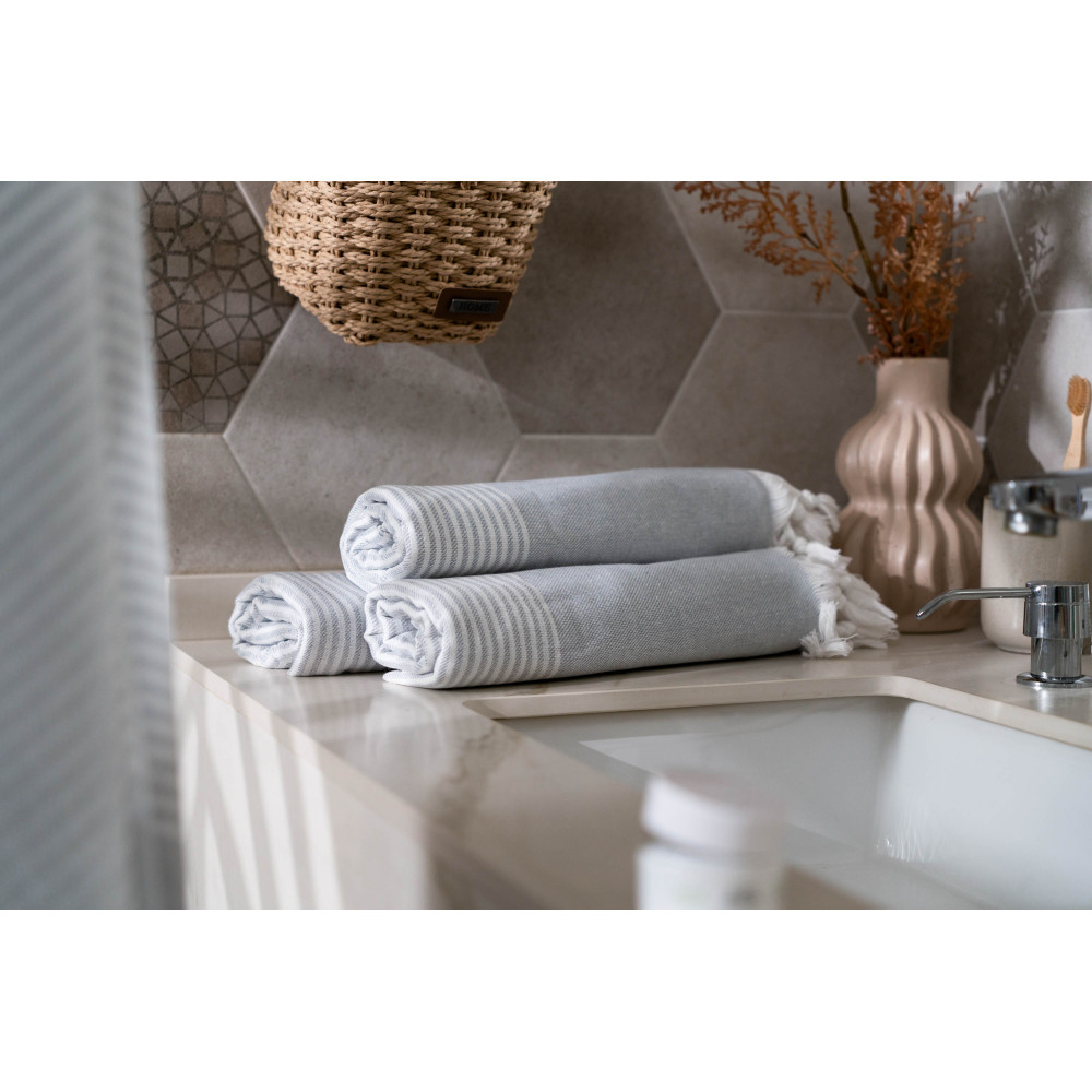 Рушник Ardesto SPA 90х170см, 100% бавовна, сірий (ART2690GR)