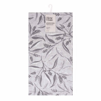Рушник для кухні Ardesto Grey leaves 50x68см, 100% бавовна (ART16GL)
