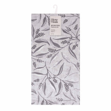 Полотенце для кухни Ardesto Grey leaves 50x68см, 100% хлопок (ART16GL)