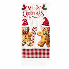 Набор полотенец Ardesto Christmas Gingerbread 38х63см, 2шт, 100% хлопок (ART3863HG)