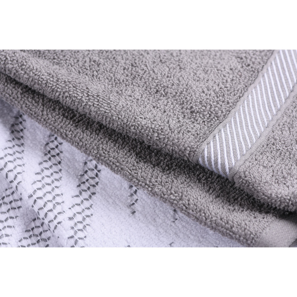 Набор полотенец для кухни Ardesto SuperSoft, 40х60см, 2шт, 100% хлопок, серый (ART4060NS)