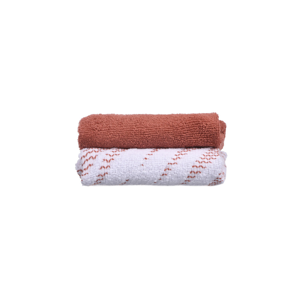 Набор полотенец для кухни Ardesto SuperSoft, 40х60см, 2шт, 100% хлопок, терракотовый (ART4060NT)