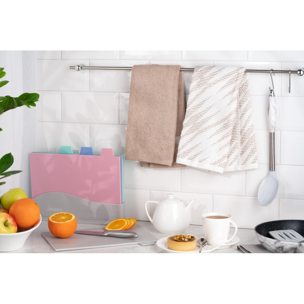 Набор полотенец для кухни Ardesto SuperSoft, 40х60см, 2шт, 100% хлопок, бежевый (ART4060SF)