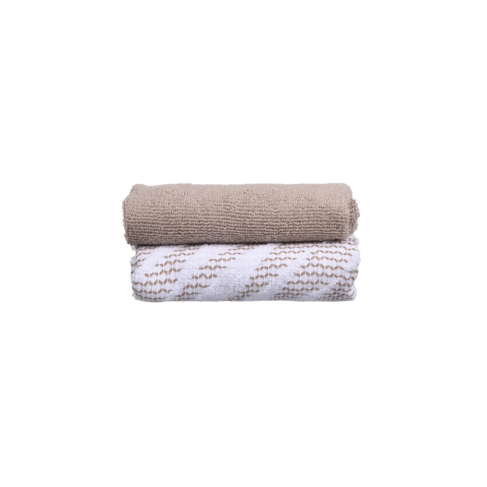 Набор полотенец для кухни Ardesto SuperSoft, 40х60см, 2шт, 100% хлопок, бежевый (ART4060SF)