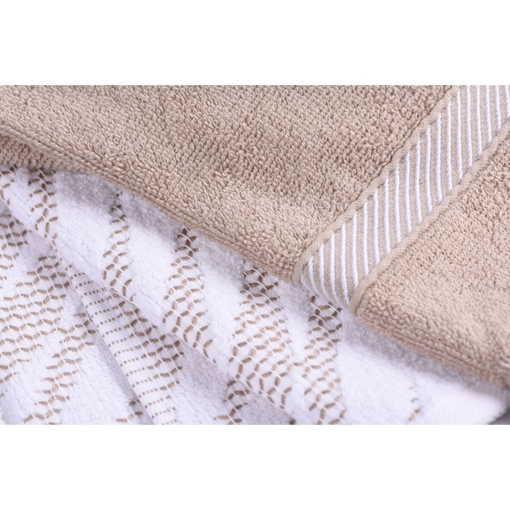 Набор полотенец для кухни Ardesto SuperSoft, 40х60см, 2шт, 100% хлопок, бежевый (ART4060SF)