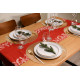 Раннер Ardesto Happy Holidays, 40х140см, 90% полиэстер, 10% хлопок, красный (ART01HR)