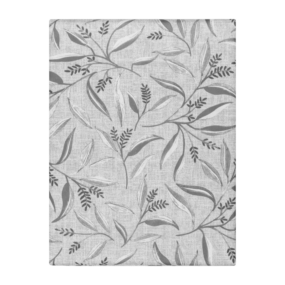 Скатертина Ardesto Grey leaves 120х140см, 100% поліестер, cірий (ART07GL)